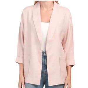 NWT Eileen FISHER Organic Linen Shawl Collar Jacket SIZE US XL NEW WITH TAG​​​